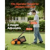 image:imageVEVOR 2in1 Electric Dethatcher and Scarifier 16Inch 15 Amp Corded Lawn Dethatcher with 145Gallon Thatch Collection Bag 5Position Depth Adjustment Walk Behind Machine for Garden Yard Grass16 inch