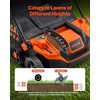 image:imageVEVOR 2in1 Electric Dethatcher and Scarifier 16Inch 15 Amp Corded Lawn Dethatcher with 145Gallon Thatch Collection Bag 5Position Depth Adjustment Walk Behind Machine for Garden Yard Grass13 inch