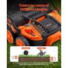 image:imageVEVOR 2in1 Electric Dethatcher and Scarifier 16Inch 15 Amp Corded Lawn Dethatcher with 145Gallon Thatch Collection Bag 5Position Depth Adjustment Walk Behind Machine for Garden Yard Grass16 inch
