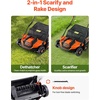 image:imageVEVOR 2in1 Electric Dethatcher and Scarifier 16Inch 15 Amp Corded Lawn Dethatcher with 145Gallon Thatch Collection Bag 5Position Depth Adjustment Walk Behind Machine for Garden Yard Grass13 inch