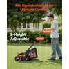 image:imageVEVOR 2in1 Electric Dethatcher and Scarifier 16Inch 15 Amp Corded Lawn Dethatcher with 145Gallon Thatch Collection Bag 5Position Depth Adjustment Walk Behind Machine for Garden Yard Grass13 inch