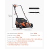 image:imageVEVOR 2in1 Electric Dethatcher and Scarifier 16Inch 15 Amp Corded Lawn Dethatcher with 145Gallon Thatch Collection Bag 5Position Depth Adjustment Walk Behind Machine for Garden Yard Grass13 inch