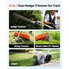 image:imageVEVOR 33CC 5in1 MultiFunctional Trimming Tools Gas Hedge Trimmer Weed Eater String Trimmer Brush Cutter Edger Pole Saw Chainsaw Pruner with Extension Pole26cc