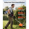 image:imageVEVOR 33CC 5in1 MultiFunctional Trimming Tools Gas Hedge Trimmer Weed Eater String Trimmer Brush Cutter Edger Pole Saw Chainsaw Pruner with Extension Pole26cc