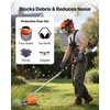 image:imageVEVOR 33CC 5in1 MultiFunctional Trimming Tools Gas Hedge Trimmer Weed Eater String Trimmer Brush Cutter Edger Pole Saw Chainsaw Pruner with Extension Pole26 cc1