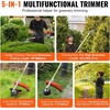 image:imageVEVOR 33CC 5in1 MultiFunctional Trimming Tools Gas Hedge Trimmer Weed Eater String Trimmer Brush Cutter Edger Pole Saw Chainsaw Pruner with Extension Pole26cc1