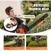 image:imageVEVOR 33CC 5in1 MultiFunctional Trimming Tools Gas Hedge Trimmer Weed Eater String Trimmer Brush Cutter Edger Pole Saw Chainsaw Pruner with Extension Pole26 cc