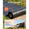 image:imageVEVOR 3x100FT 32oz Weed Barrier Fabric Heavy Duty Landscape Fabric Weed Blocker Fabric Garden Weed Mat Lawn Fabric Weed Control Fabric Driveway Fabric Ground Cover Woven Landscape Cloth Black14FT50FT32oz
