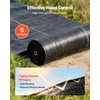 image:imageVEVOR 3x100FT 32oz Weed Barrier Fabric Heavy Duty Landscape Fabric Weed Blocker Fabric Garden Weed Mat Lawn Fabric Weed Control Fabric Driveway Fabric Ground Cover Woven Landscape Cloth Black3FT100FT5oz