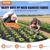 image:imageVEVOR 3x100FT 32oz Weed Barrier Fabric Heavy Duty Landscape Fabric Weed Blocker Fabric Garden Weed Mat Lawn Fabric Weed Control Fabric Driveway Fabric Ground Cover Woven Landscape Cloth Black4FT50FT32OZ