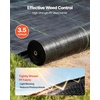 image:imageVEVOR 3x100FT 32oz Weed Barrier Fabric Heavy Duty Landscape Fabric Weed Blocker Fabric Garden Weed Mat Lawn Fabric Weed Control Fabric Driveway Fabric Ground Cover Woven Landscape Cloth Black13FT115FT35oz