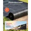 image:imageVEVOR 3x100FT 32oz Weed Barrier Fabric Heavy Duty Landscape Fabric Weed Blocker Fabric Garden Weed Mat Lawn Fabric Weed Control Fabric Driveway Fabric Ground Cover Woven Landscape Cloth Black6FT250FT5oz