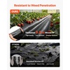 image:imageVEVOR 3x100FT 32oz Weed Barrier Fabric Heavy Duty Landscape Fabric Weed Blocker Fabric Garden Weed Mat Lawn Fabric Weed Control Fabric Driveway Fabric Ground Cover Woven Landscape Cloth Black3FT50FT2Packs32oz