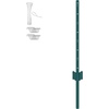 image:imageVEVOR 4 Feet UChannel Metal Fence Post 10 Pack with 20 Zip Ties amp 20 Clips Sturdy Steel Stakes for Garden Yard Lawn Farms and Outdoor Wire Fencing Green3 Feet 10 Pack