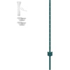 image:imageVEVOR 4 Feet UChannel Metal Fence Post 10 Pack with 20 Zip Ties amp 20 Clips Sturdy Steel Stakes for Garden Yard Lawn Farms and Outdoor Wire Fencing Green4 Feet 10 Pack