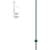 image:imageVEVOR 4 Feet UChannel Metal Fence Post 10 Pack with 20 Zip Ties amp 20 Clips Sturdy Steel Stakes for Garden Yard Lawn Farms and Outdoor Wire Fencing Green5 Feet 10 Pack