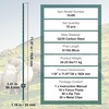 image:imageVEVOR 4 Feet UChannel Metal Fence Post 10 Pack with 20 Zip Ties amp 20 Clips Sturdy Steel Stakes for Garden Yard Lawn Farms and Outdoor Wire Fencing Green6 Feet 10 Pack