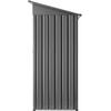 image:imageVEVOR 5 x 3 FT Metal Garden Shed Storage Building with Lockable Door amp 2 Louver Vents Sloped Roof Metal Outdoor Storage Shed Tool Sheds Outdoor Storage for Backyard Garden Patio Bike Gray