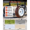 image:imageVEVOR 500 LBS Steel Garden Cart with Work Seat Heavy Duty Garden Wagon Cart on Wheels Outdoor Metal Utility Yard Wagon Gardening Stool with 10inch Flat Free Tires Tool Tray amp Adjustable HandleBlack