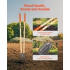 image:imageVEVOR 575 Post Hole Digger Heavy Duty Post Hole Digger with Wood Measurement Handle Manual Hole Digger with Metal Blade Post Hole Digger Tool for Digging Cultivating Yard Work Gardening OutdoorsHardwood
