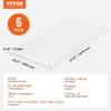 image:imageVEVOR 6 Pack Polycarbonate Greenhouse Panels 396 x 198 x 0157Roof Panels Sheets Waterproof UV Protected Corrugated Plastic Roofing Impact Resistance Clear Roofing Sheets for GreenhouseGarden6PCS  4FT  2FT  016IN