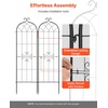 image:imageVEVOR 6 Packs Metal Garden Trellis for Climbing Plants Outdoor 71x20in Rustproof Plant Tall Trellis for Rose Vine Flowers and Vegetables2 PacksStyle2