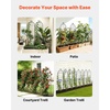 image:imageVEVOR 6 Packs Metal Garden Trellis for Climbing Plants Outdoor 71x20in Rustproof Plant Tall Trellis for Rose Vine Flowers and Vegetables4 PacksStyle2