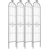 image:imageVEVOR 6 Packs Metal Garden Trellis for Climbing Plants Outdoor 71x20in Rustproof Plant Tall Trellis for Rose Vine Flowers and Vegetables4 PacksStyle2