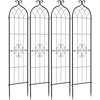 image:imageVEVOR 6 Packs Metal Garden Trellis for Climbing Plants Outdoor 71x20in Rustproof Plant Tall Trellis for Rose Vine Flowers and Vegetables4 PacksStyle2