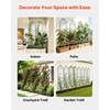 image:imageVEVOR 6 Packs Metal Garden Trellis for Climbing Plants Outdoor 71x20in Rustproof Plant Tall Trellis for Rose Vine Flowers and Vegetables4 PacksStyle2