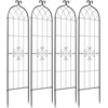 image:imageVEVOR 6 Packs Metal Garden Trellis for Climbing Plants Outdoor 71x20in Rustproof Plant Tall Trellis for Rose Vine Flowers and Vegetables4 PacksStyle2