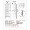 image:imageVEVOR 6 Packs Metal Garden Trellis for Climbing Plants Outdoor 71x20in Rustproof Plant Tall Trellis for Rose Vine Flowers and Vegetables6 PacksStyle2
