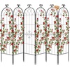 image:imageVEVOR 6 Packs Metal Garden Trellis for Climbing Plants Outdoor 71x20in Rustproof Plant Tall Trellis for Rose Vine Flowers and Vegetables6 PacksStyle2