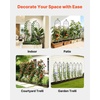 image:imageVEVOR 6 Packs Metal Garden Trellis for Climbing Plants Outdoor 71x20in Rustproof Plant Tall Trellis for Rose Vine Flowers and Vegetables8 PacksStyle2