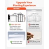 image:imageVEVOR 6 x 4 FT Polycarbonate Greenhouse Heavy Duty Outdoor Green House with Adjustable Vent amp PushPull Lockable Door Quick Setup Aluminum Frame Walkin Greenhouse Sunroom for Outside Garden Lawn812 Ft