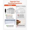 image:imageVEVOR 6 x 4 FT Polycarbonate Greenhouse Heavy Duty Outdoor Green House with Adjustable Vent amp PushPull Lockable Door Quick Setup Aluminum Frame Walkin Greenhouse Sunroom for Outside Garden Lawn810 Ft