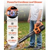 image:imageVEVOR 63CC Backpack Leaf Blower Gas Powered 189L Tank Delivers 1110CFM amp 220MPH Perfect for Garden Maintenance Clearing Leaves amp Snow20V Battery Leaf Blower