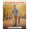 image:imageVEVOR 63CC Backpack Leaf Blower Gas Powered 189L Tank Delivers 1110CFM amp 220MPH Perfect for Garden Maintenance Clearing Leaves amp Snow20V Battery Leaf Blower