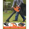 image:imageVEVOR 63CC Backpack Leaf Blower Gas Powered 189L Tank Delivers 1110CFM amp 220MPH Perfect for Garden Maintenance Clearing Leaves amp Snow3 in 1 12Amp Corded Leaf Blower