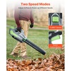 image:imageVEVOR 63CC Backpack Leaf Blower Gas Powered 189L Tank Delivers 1110CFM amp 220MPH Perfect for Garden Maintenance Clearing Leaves amp Snow60V Battery Leaf Blower