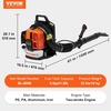 image:imageVEVOR 63CC Backpack Leaf Blower Gas Powered 189L Tank Delivers 1110CFM amp 220MPH Perfect for Garden Maintenance Clearing Leaves amp Snow63CC Backpack