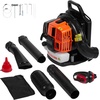 image:imageVEVOR 63CC Backpack Leaf Blower Gas Powered 189L Tank Delivers 1110CFM amp 220MPH Perfect for Garden Maintenance Clearing Leaves amp Snow63CC Backpack