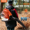image:imageVEVOR 63CC Backpack Leaf Blower Gas Powered 189L Tank Delivers 1110CFM amp 220MPH Perfect for Garden Maintenance Clearing Leaves amp Snow79CC Backpack
