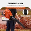 image:imageVEVOR 63CC Backpack Leaf Blower Gas Powered 189L Tank Delivers 1110CFM amp 220MPH Perfect for Garden Maintenance Clearing Leaves amp Snow79CC Backpack