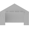 image:imageVEVOR 6x8x7 FT HeavyDuty Portable Outdoor Storage Shed Tent Waterproof Carport Garage Shelter with RollUp Zipper Door amp Vents UVResistant Canopy for Motorcycle Bike Lawn Mower Tools GrayGray
