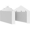 image:imageVEVOR 6x8x7 FT HeavyDuty Portable Outdoor Storage Shed Tent Waterproof Carport Garage Shelter with RollUp Zipper Door amp Vents UVResistant Canopy for Motorcycle Bike Lawn Mower Tools GrayWhite