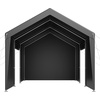 image:imageVEVOR 6x8x7 FT HeavyDuty Portable Outdoor Storage Shed Tent Waterproof Carport Garage Shelter with RollUp Zipper Door amp Vents UVResistant Canopy for Motorcycle Bike Lawn Mower Tools GrayGray