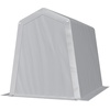 image:imageVEVOR 6x8x7 FT HeavyDuty Portable Outdoor Storage Shed Tent Waterproof Carport Garage Shelter with RollUp Zipper Door amp Vents UVResistant Canopy for Motorcycle Bike Lawn Mower Tools GrayGray