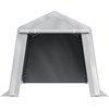 image:imageVEVOR 6x8x7 FT HeavyDuty Portable Outdoor Storage Shed Tent Waterproof Carport Garage Shelter with RollUp Zipper Door amp Vents UVResistant Canopy for Motorcycle Bike Lawn Mower Tools GrayGray