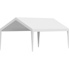 image:imageVEVOR 6x8x7 FT HeavyDuty Portable Outdoor Storage Shed Tent Waterproof Carport Garage Shelter with RollUp Zipper Door amp Vents UVResistant Canopy for Motorcycle Bike Lawn Mower Tools GrayWhite